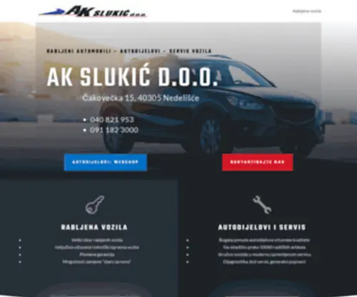 Autokuca-Slukic.hr(Autokuća Slukić) Screenshot