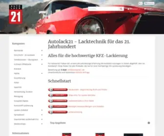Autolack21-Shop.de(Lackierzubehör) Screenshot