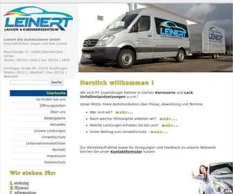 Autolackiererei-Leinert.de(Die Autolackierer GmbH) Screenshot