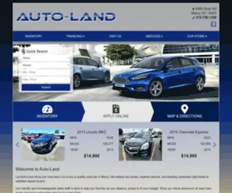 Autolandcny.com(Home Auto Land 9369 River Road Marcy NY) Screenshot