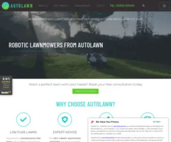 Autolawn.co.uk(Robotic Lawnmowers) Screenshot