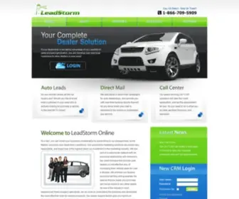Autoleadstorm.com Screenshot