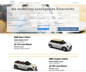 Autoleasen.at(Die modernste Leasingsuche Österreichs) Screenshot
