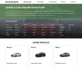 Autoleasingboston.com(Lease a Car Online in Boston) Screenshot