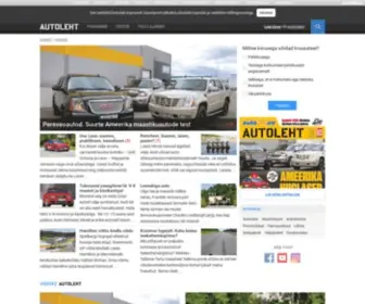 Autoleht.ee(Testid, arvustused, uudised) Screenshot