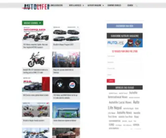 Autolife.com.np(AutoLife Nepal) Screenshot