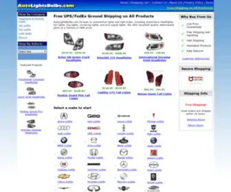 Autolightsbulbs.com(Auto Lights and Light Bulbs) Screenshot