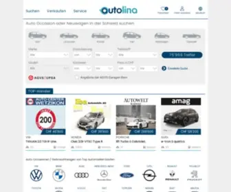 Autolina.ch(Occasion Auto & Gebrauchtwagen kaufen in der Schweiz) Screenshot