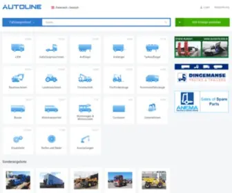 Autoline-EU.at(Neue und gebrauchte Maschinen) Screenshot