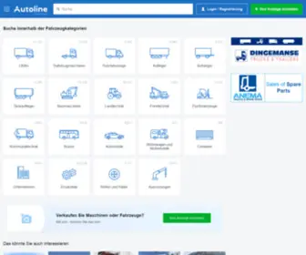 Autoline24.at(Neue und gebrauchte Maschinen) Screenshot