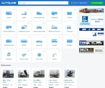 Autoline24.rs(Online platforma za prodaju komercijalnih vozila i rezervnih delova) Screenshot