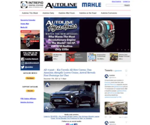 Autolinedetroit.tv(Automotive news) Screenshot
