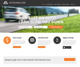 Autoloans.com(Compare auto financing rates and choose the offer) Screenshot
