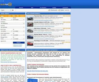 Autolot24.com Screenshot