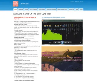 Autolyric.com(可道歌词) Screenshot
