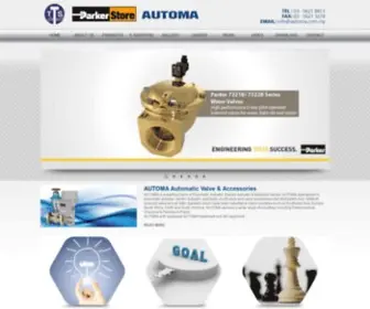 Automa.com.my(Valves Supplier Selangor) Screenshot