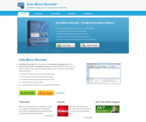 Automacrorecorder.com(Auto Macro Recorder) Screenshot