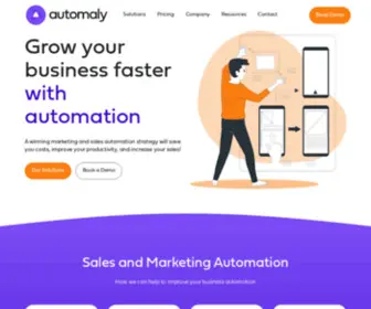 Automaly.io(Sales & Marketing Automation) Screenshot