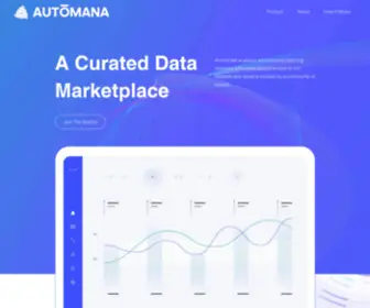 Automana.io(Curated Data Marketplace) Screenshot