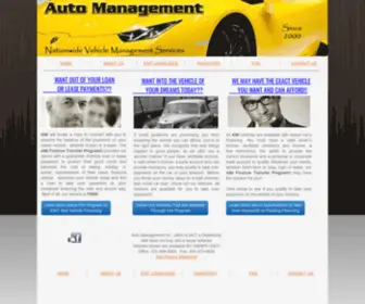 Automanagement.com(Auto Management Inc. Take Over Payments direct from the original Owner) Screenshot