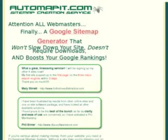 Automapit.com(XML Sitemap Generator) Screenshot