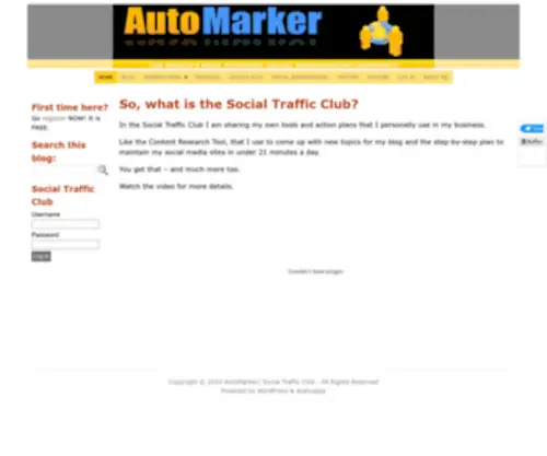 Automarker.net(Social Traffic Club) Screenshot