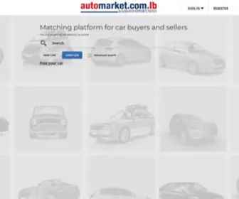 Automarket.com.lb(Automarket) Screenshot