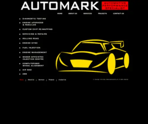 Automarkuk.com(Automark Stokesley Automotive Performance Specialist) Screenshot