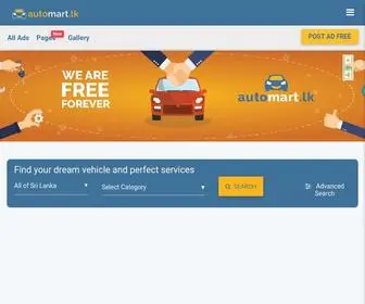 Automart.lk(No.1 & first free vehicle buying & selling website in Sri Lanka) Screenshot