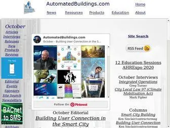 Automatedbuildings.com(Building Automation Global Portal and Resources including our online magazine) Screenshot