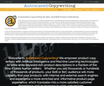 Automatedcopywriting.com(Automated Copywriting) Screenshot