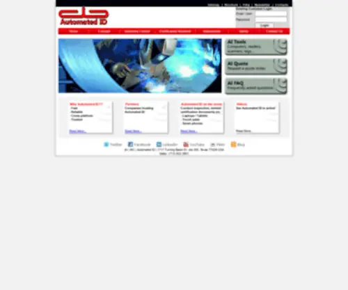 Automatedid.com(Automated ID) Screenshot