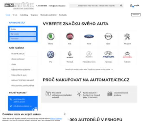 AutomatejCek.cz(Autodíly) Screenshot