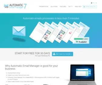 Automatic-Email-Manager.com(Automatic Email Manager) Screenshot