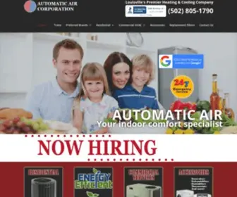 Automaticair.com(Heating & Air Conditioning) Screenshot