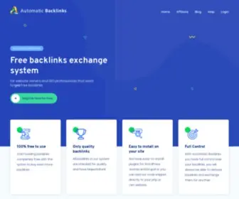 Automaticbacklinks.com(Automatic Backlinks) Screenshot