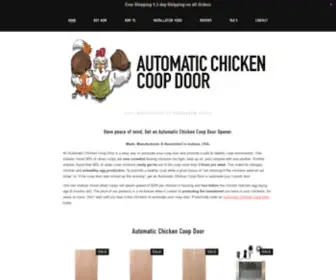 Automaticchickencoopdoor.com(Automatic Chicken Coop Door) Screenshot