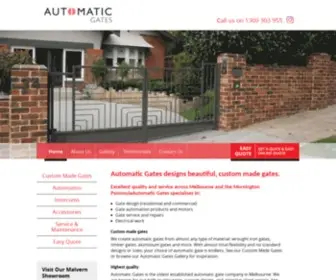 AutomaticGates.com.au(Automatic Gates Melbourne) Screenshot