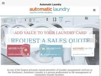 Automaticlaundry.com(Laundry Equipment Supplier & Laundry Room Management in New England) Screenshot