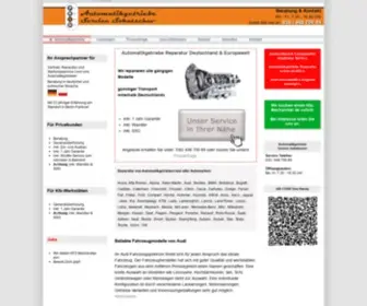 Automatikgetriebe-Berlin.de(Automatikgetriebe Service und Reparatur Sokatschev) Screenshot