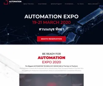 Automation-Expo.asia(Automation Expo งานแสดงเทคโนโลยีระบบอัตโนมัติ) Screenshot