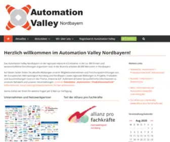 Automation-Valley.de(Automation Valley Nordbayern) Screenshot