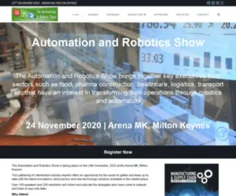 Automationandrobotics.co.uk(Automation and Robotics Show UK) Screenshot