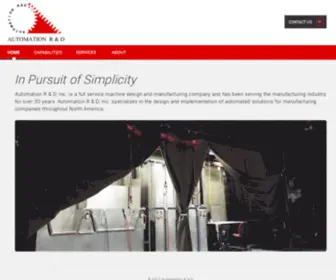 Automationrd.com(Automation R & D) Screenshot