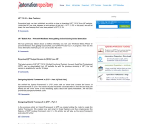 Automationrepository.com(Automation Repository) Screenshot