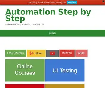 Automationstepbystep.com(NEVER STOP LEARNING) Screenshot