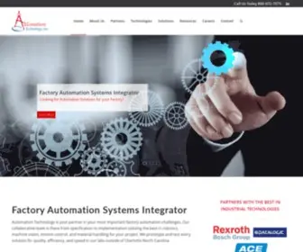 Automationtechnologyinc.com(Factory Automation Systems Integrator & Distributor) Screenshot