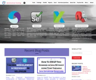 Automationtesting.in(Home-Selenium Webdriver Appium Complete Tutorial) Screenshot