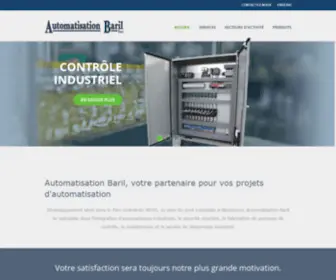 Automatisationbaril.com(Automatisation Baril) Screenshot