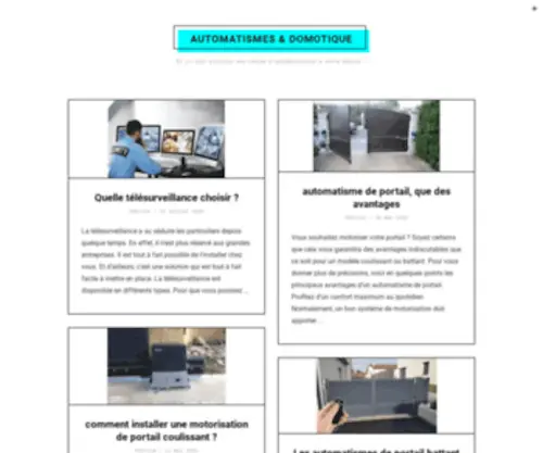 Automatisme-Automatismes.com(Automatismes & domotique) Screenshot